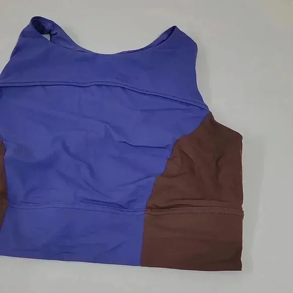 Lululemon Hike to Swim High Coverage Purple/Brown Bra