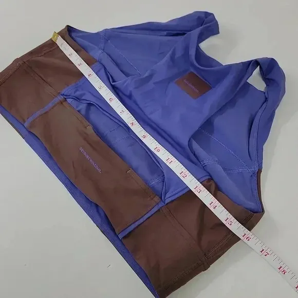 Lululemon Hike to Swim High Coverage Purple/Brown Bra