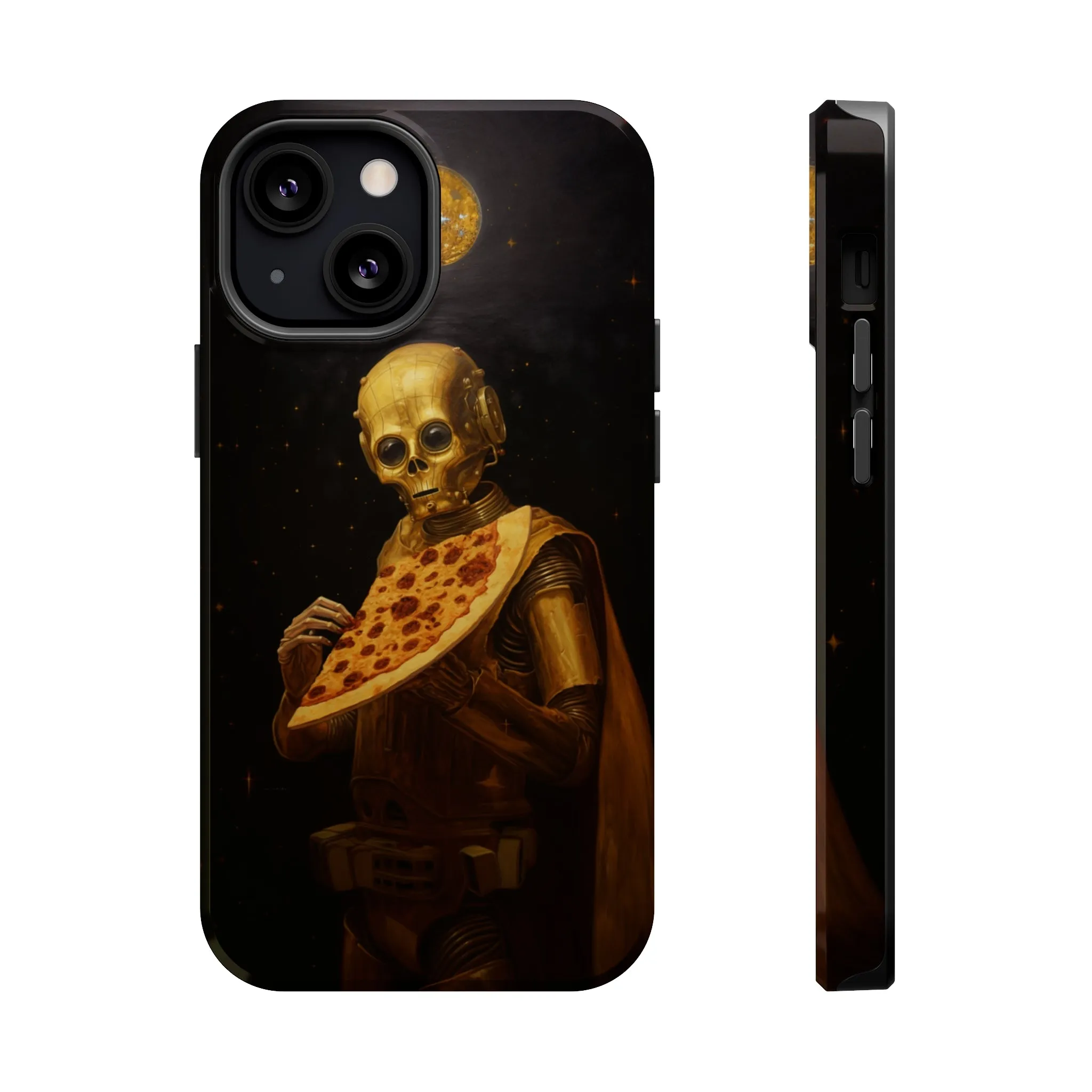 MagSafe Tough iPhone Case - "Robot Pizza Slice"