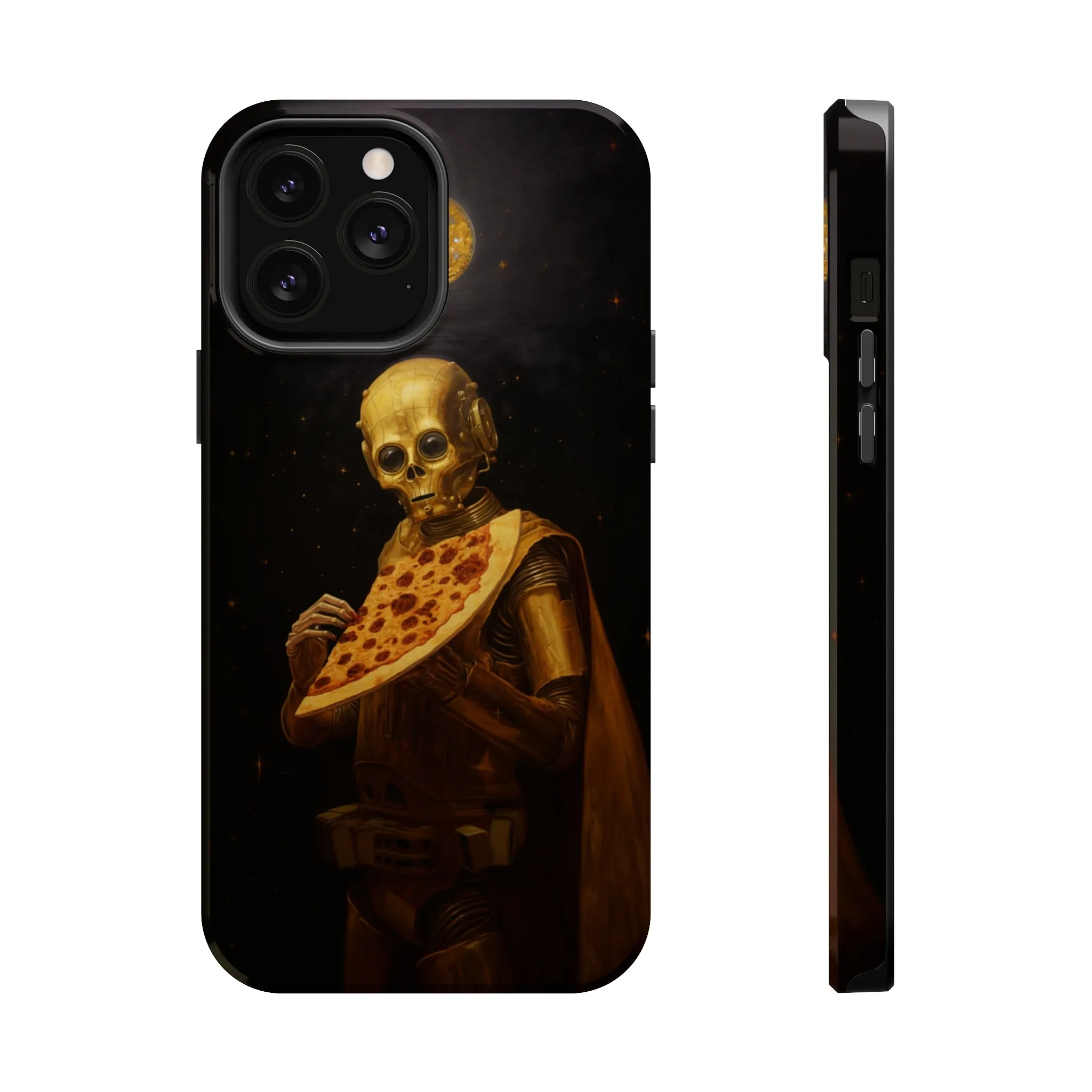 MagSafe Tough iPhone Case - "Robot Pizza Slice"