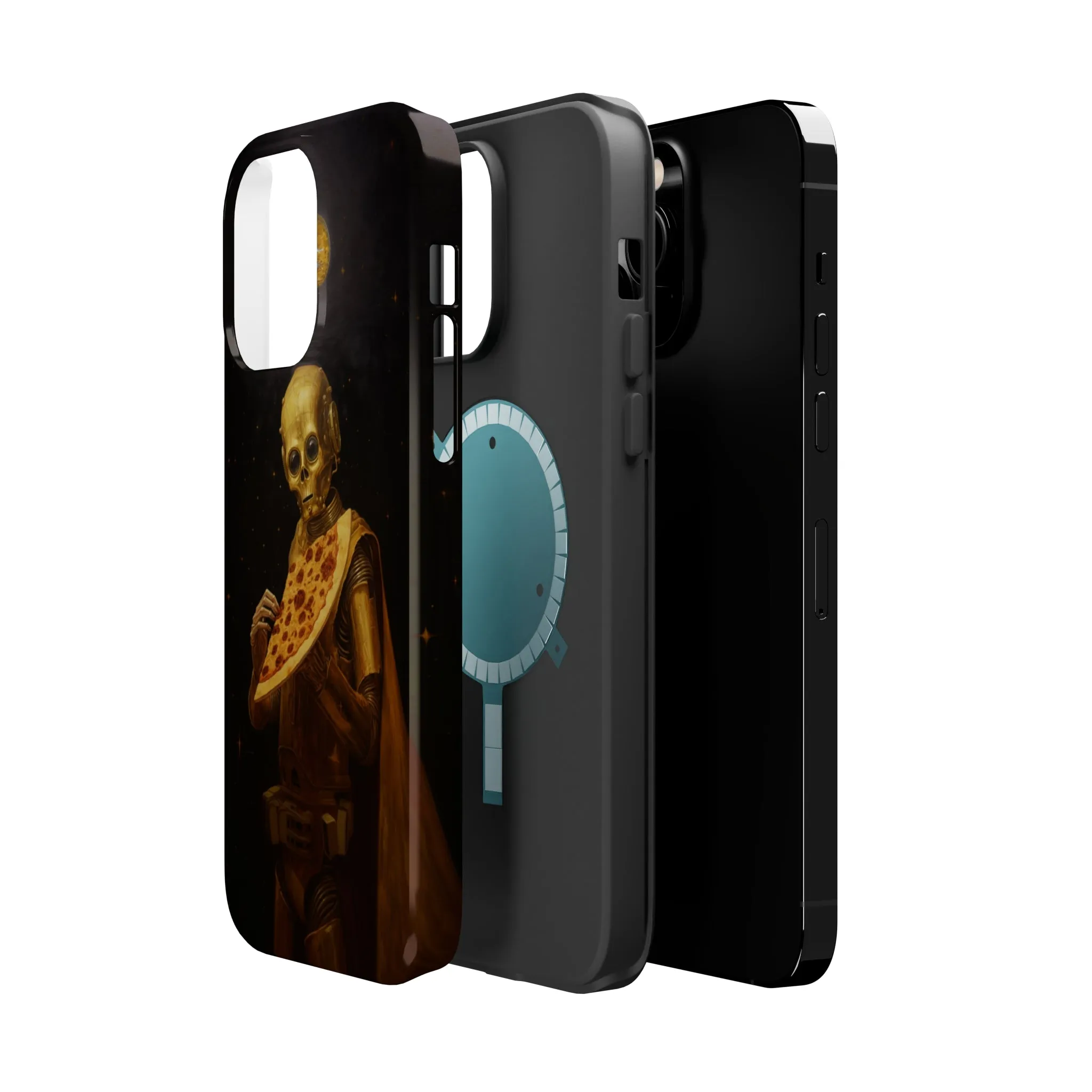 MagSafe Tough iPhone Case - "Robot Pizza Slice"