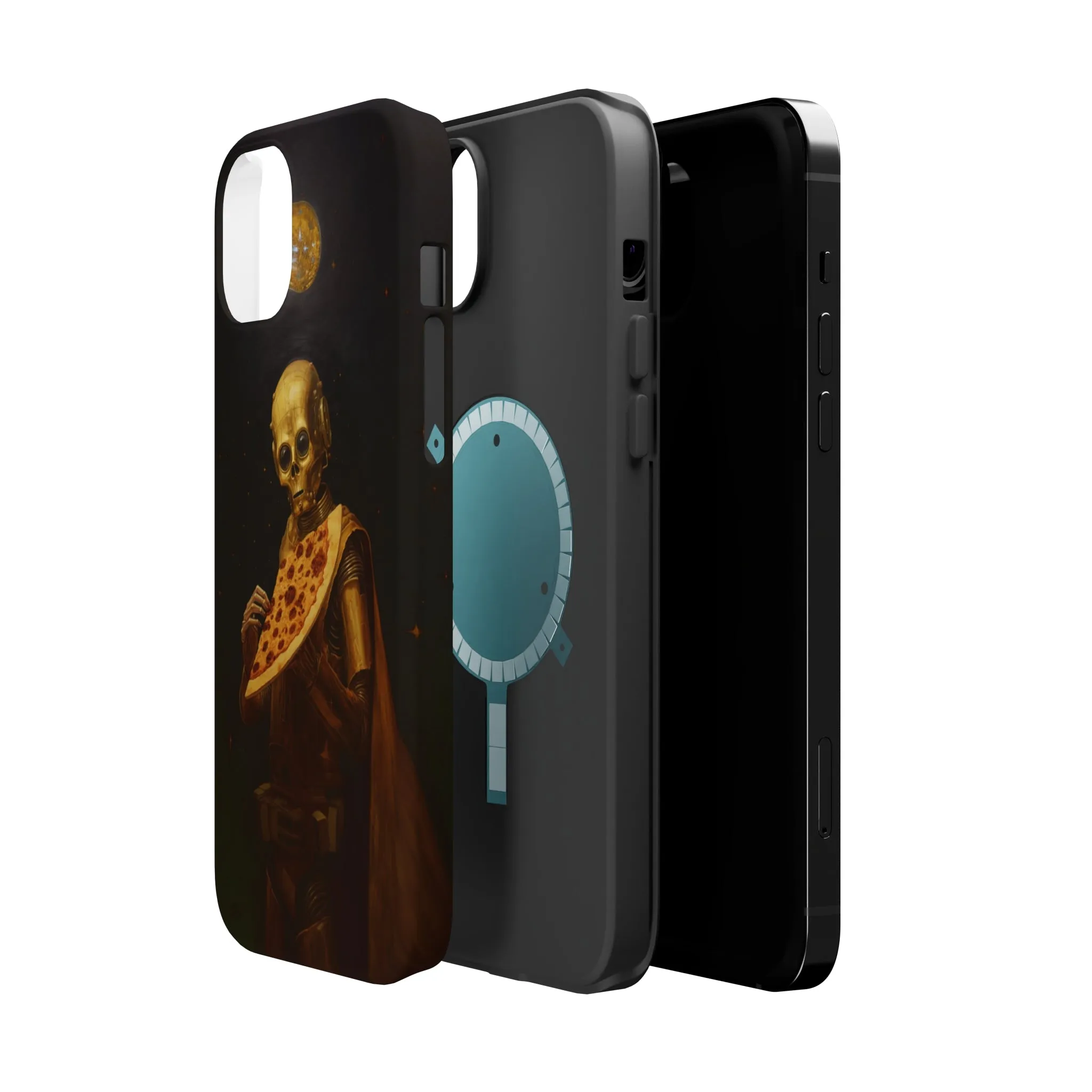 MagSafe Tough iPhone Case - "Robot Pizza Slice"
