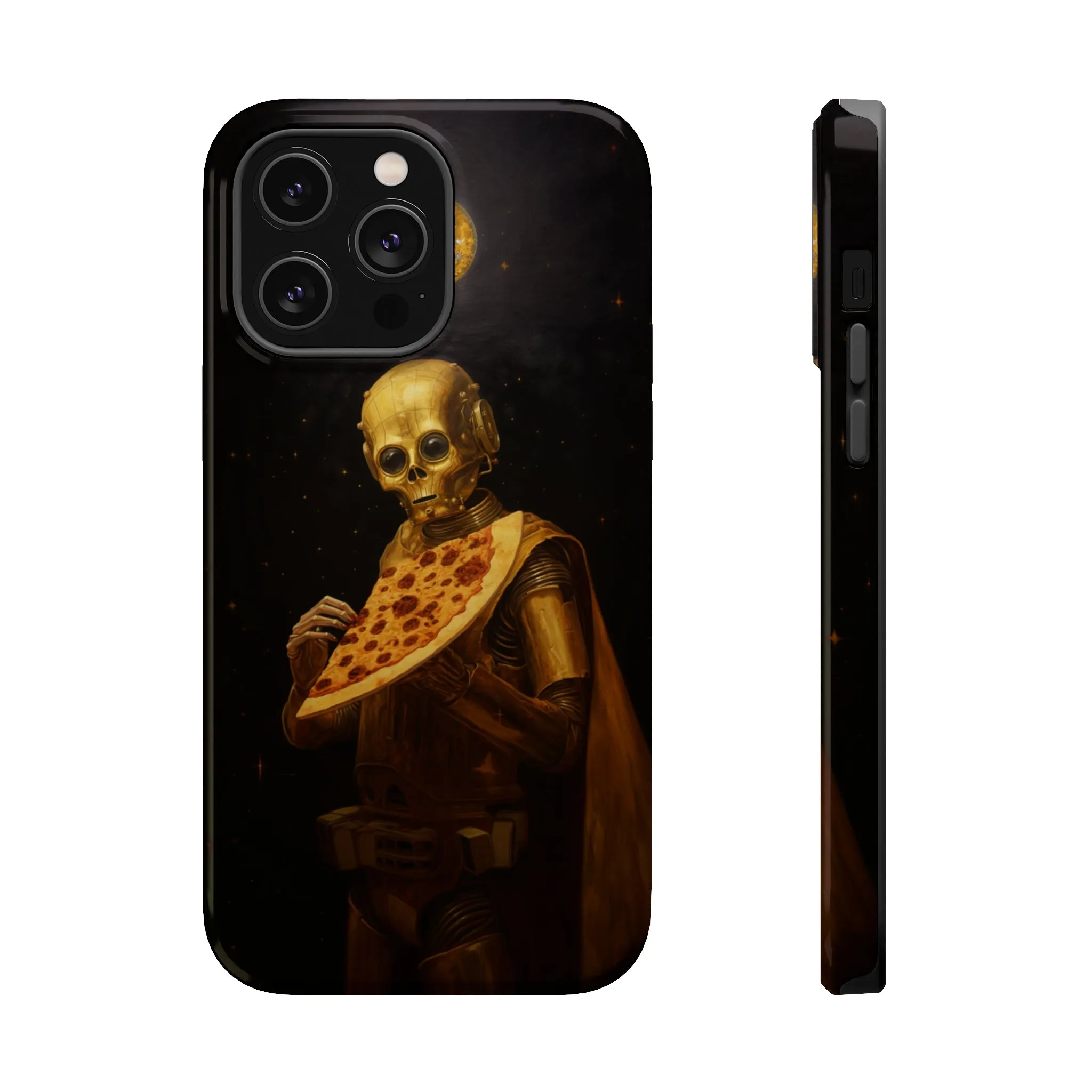 MagSafe Tough iPhone Case - "Robot Pizza Slice"