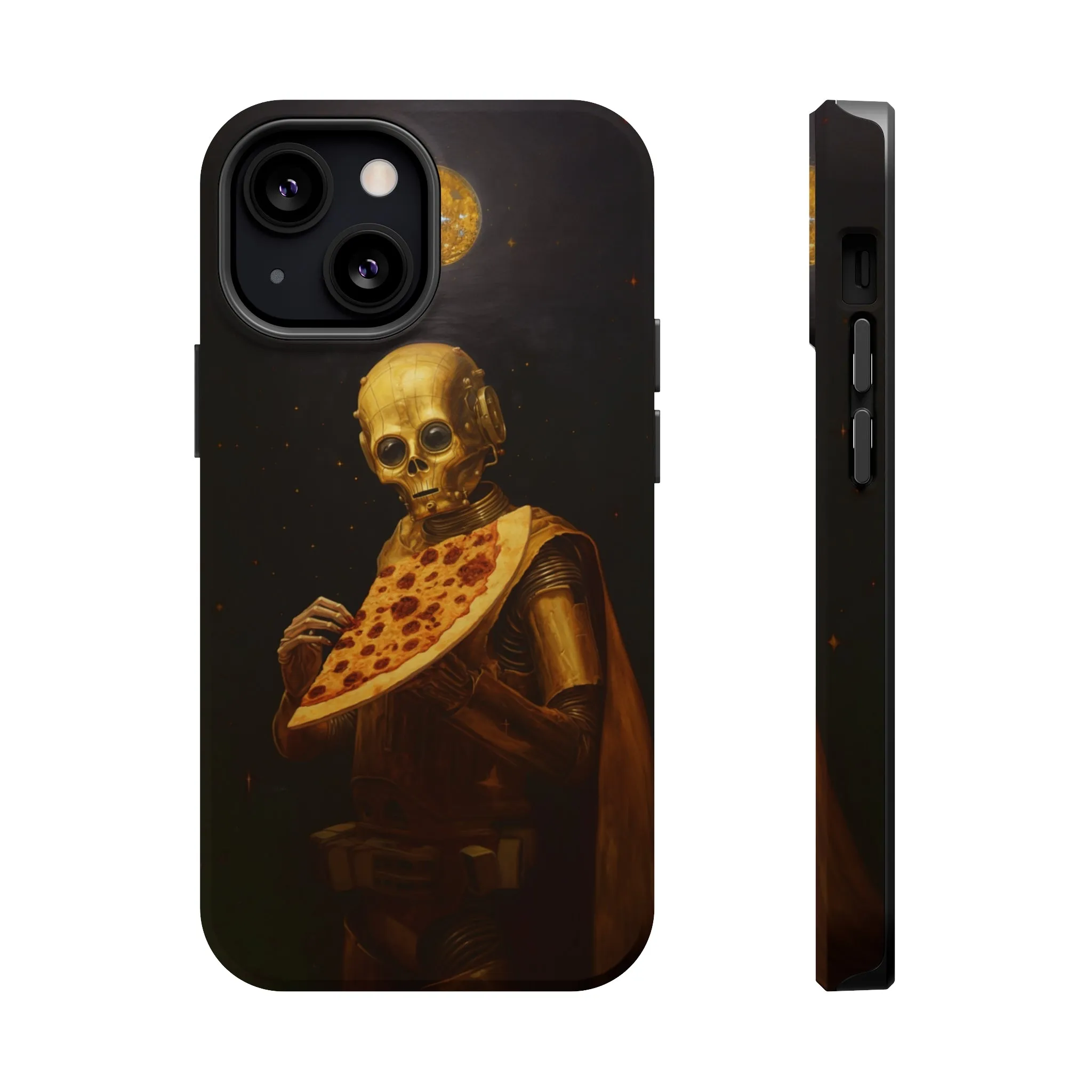 MagSafe Tough iPhone Case - "Robot Pizza Slice"