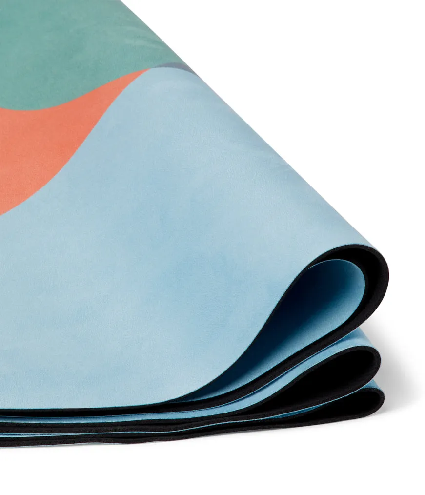 Manduka eQua eKO Round Yoga Mat 3mm 59 inch - Sacred Flower