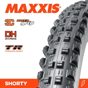 Maxxis Tyre Shorty 29 X 2.40 WT 3C Grip DH TR Fold 60X2TPI E-25