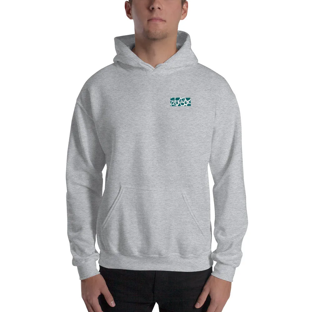 Men's Sunglasses & Tongue Out Giraffe Hoodie
