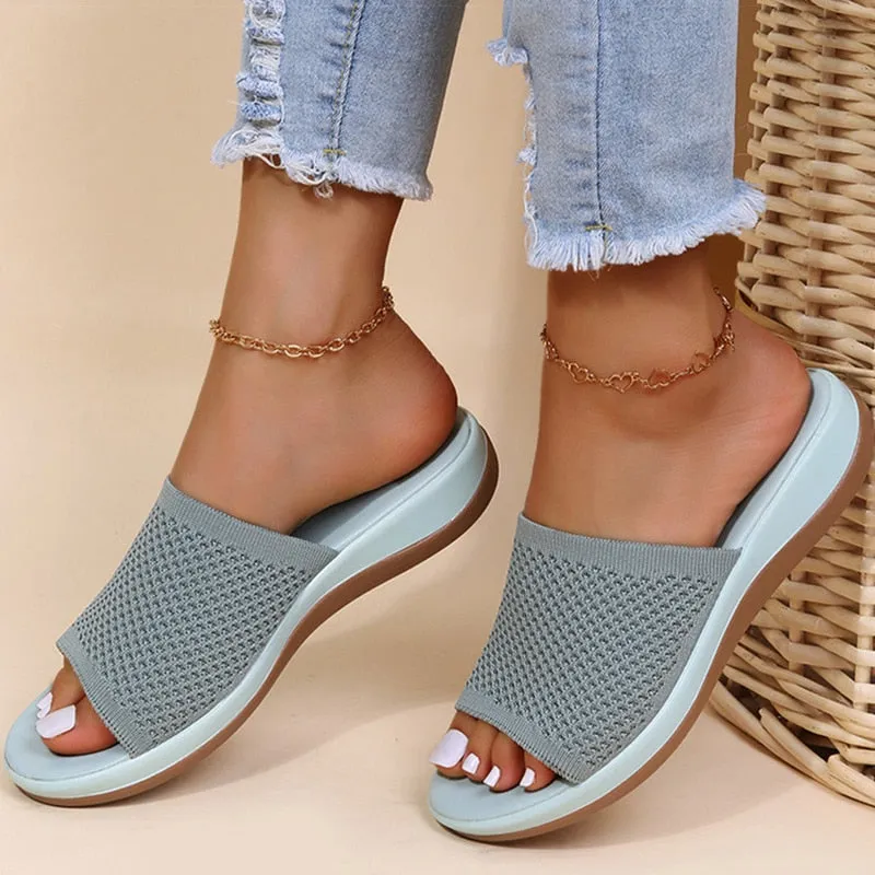 Mesh orthopedic slippers - Chesca