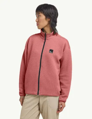 Mogari Full Zip Fleece - Mineral Red