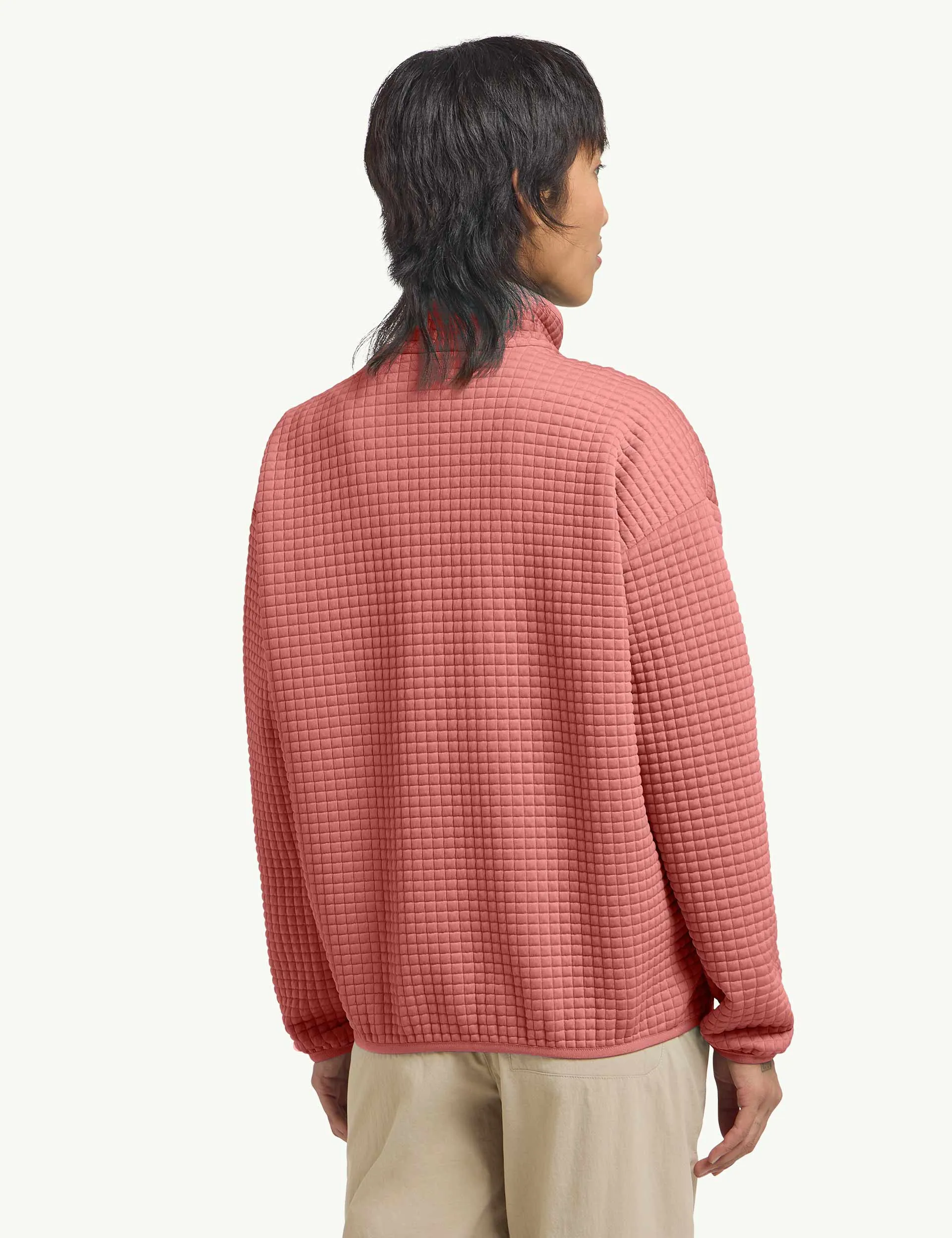 Mogari Full Zip Fleece - Mineral Red