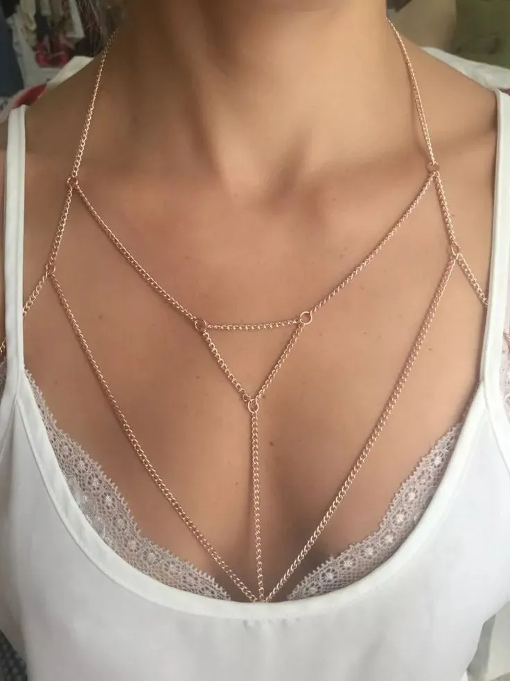 Multi-layer Bra Necklace