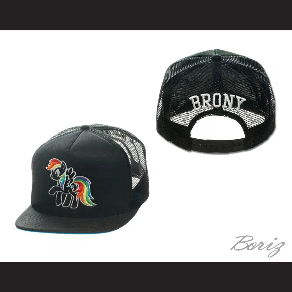 My Little Pony Brony Mesh Trucker Baseball Hat Adjustable Snap Fit