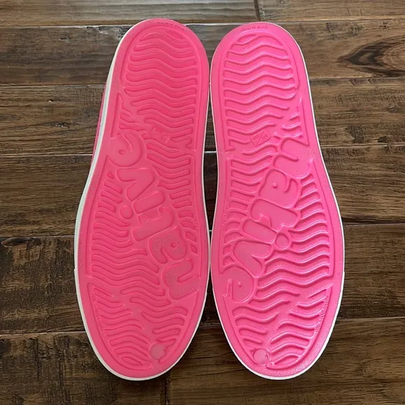 Native Shoes Jefferson Sugarlite Floyd Pink Shell White Women’s Size 8 Girls J 6