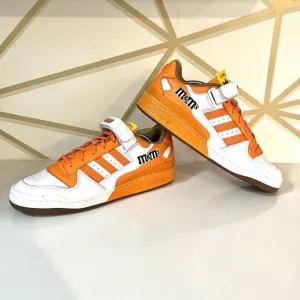 New Adidas Forum Lo 84 Shoes &quot;M&amp;M's&quot; Orange White GY6315 Men's Size 10.5