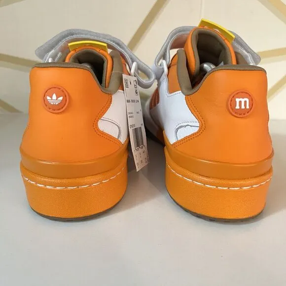New Adidas Forum Lo 84 Shoes &quot;M&amp;M's&quot; Orange White GY6315 Men's Size 10.5