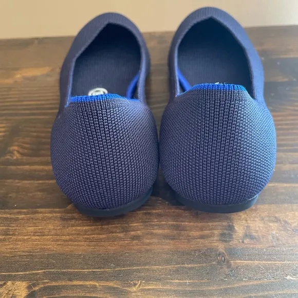 New Rothy's Blue Ballet Flats Classic Design Women’s Size 8