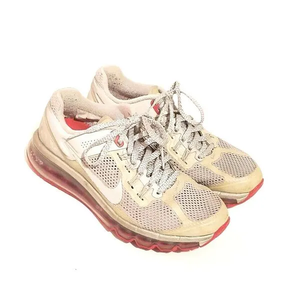 Nike 2013 Women's Airmax Limited Athletic Shoes Size 8 US Gray &amp; Red 579585-006