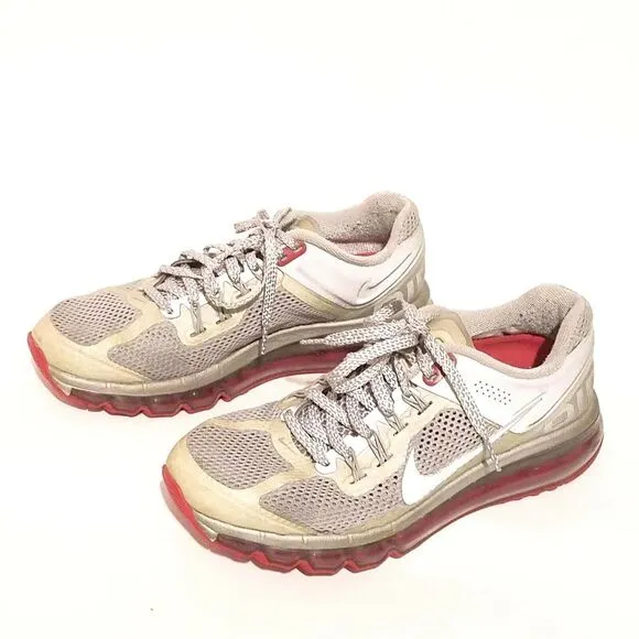 Nike 2013 Women's Airmax Limited Athletic Shoes Size 8 US Gray &amp; Red 579585-006