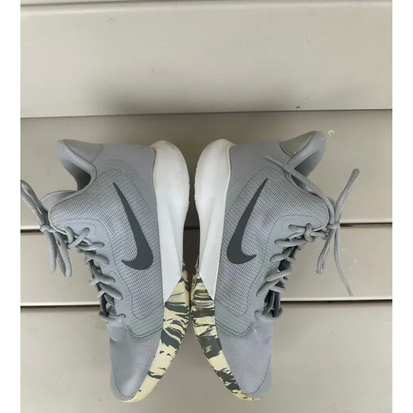 Nike Air Men's Precision III Basketball Shoes Higher Model Athletic Wolf Grey 7