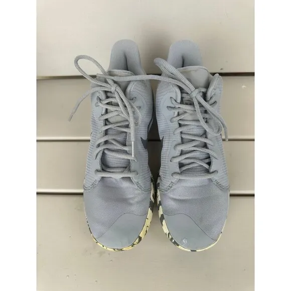 Nike Air Men's Precision III Basketball Shoes Higher Model Athletic Wolf Grey 7