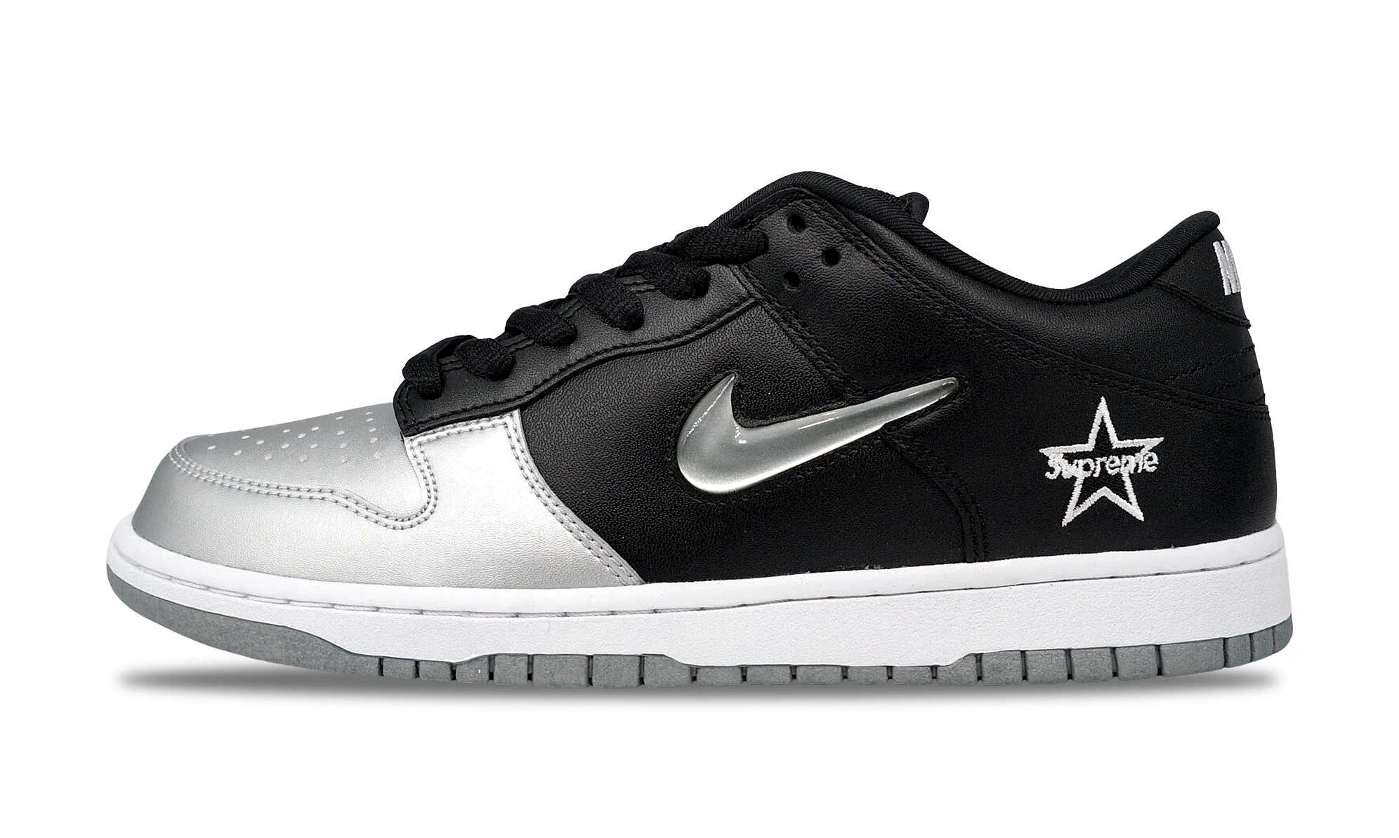 Nike Dunk SB Low x Supreme QS Metallic Silver 2019 (CK3480-001) Men's Size 7-13