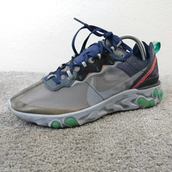 Nike React Element 87 Neptune Green 2018 Mens Size 7.5 Running Shoes AQ1090-005