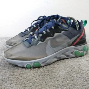 Nike React Element 87 Neptune Green 2018 Mens Size 7.5 Running Shoes AQ1090-005