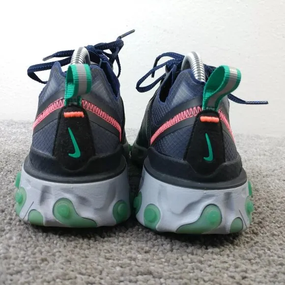 Nike React Element 87 Neptune Green 2018 Mens Size 7.5 Running Shoes AQ1090-005