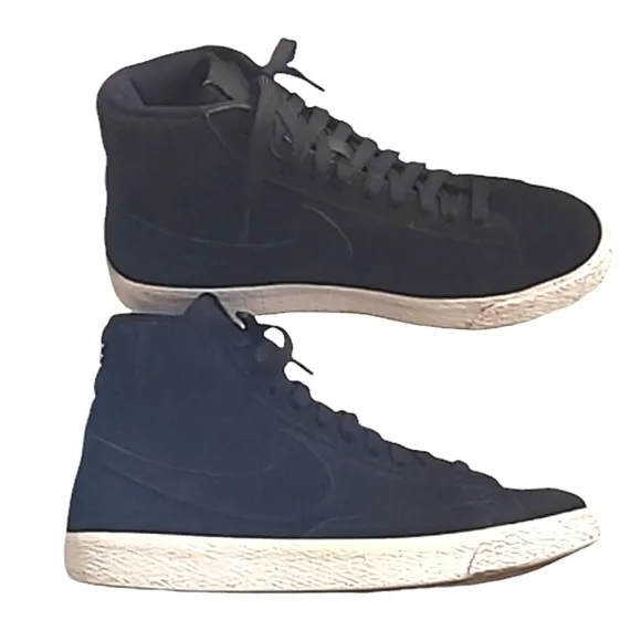 Nike Youth Blazer Mid GS High Top Sneakers Lace Up Suede Athletic Shoes Unisex