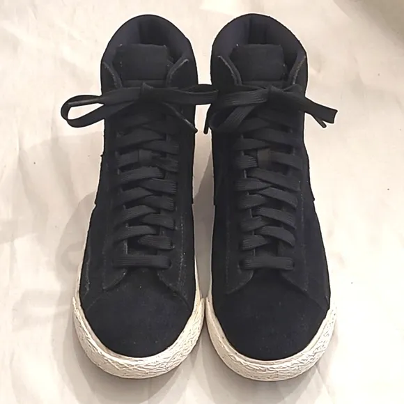 Nike Youth Blazer Mid GS High Top Sneakers Lace Up Suede Athletic Shoes Unisex