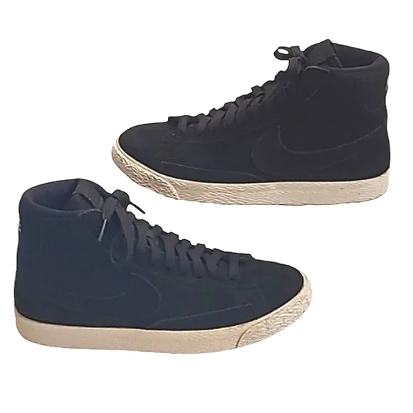 Nike Youth Blazer Mid GS High Top Sneakers Lace Up Suede Athletic Shoes Unisex