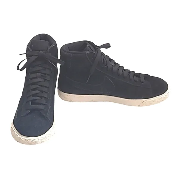 Nike Youth Blazer Mid GS High Top Sneakers Lace Up Suede Athletic Shoes Unisex