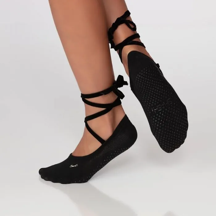 NO SHOW REGULAR TOE BALLET TIE - BLACK