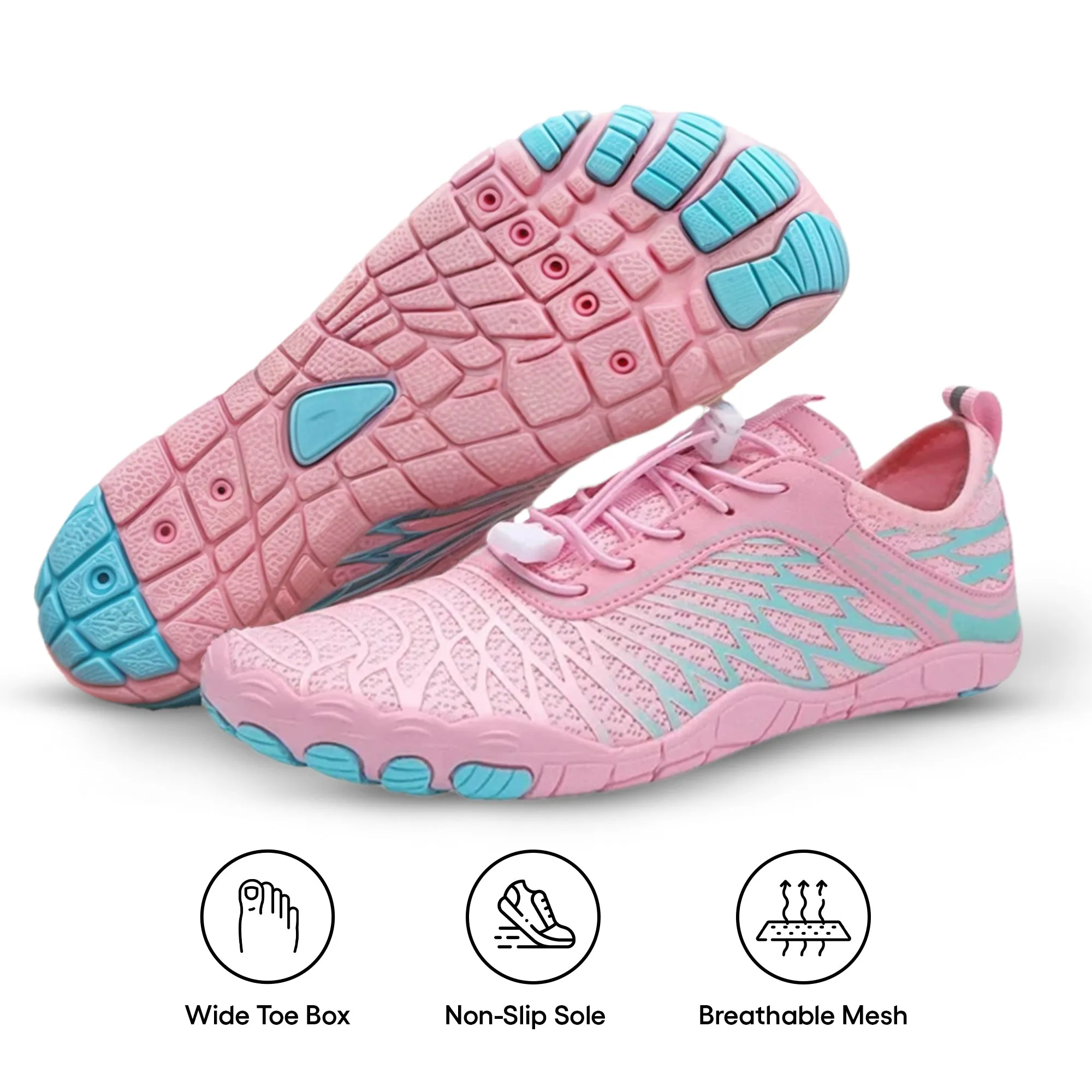 Non-Slip Barefoot Shoes for Healthy Feet (Unisex)   Free Shoe Cleaning Brush