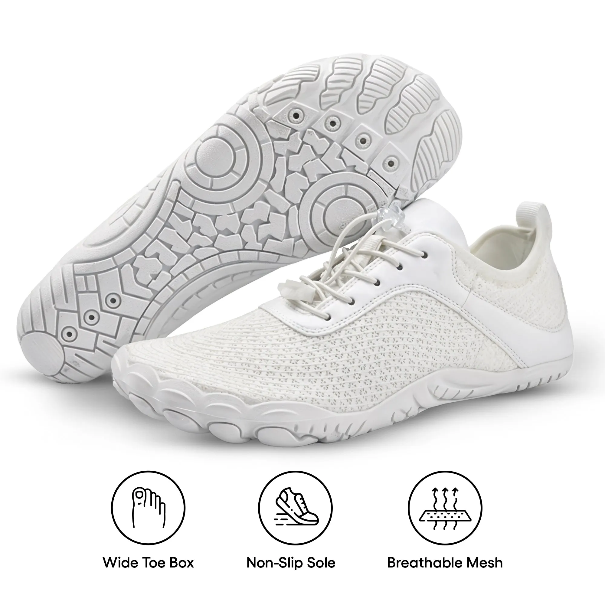 Non-Slip Barefoot Shoes for Healthy Feet (Unisex)   Free Shoe Cleaning Brush