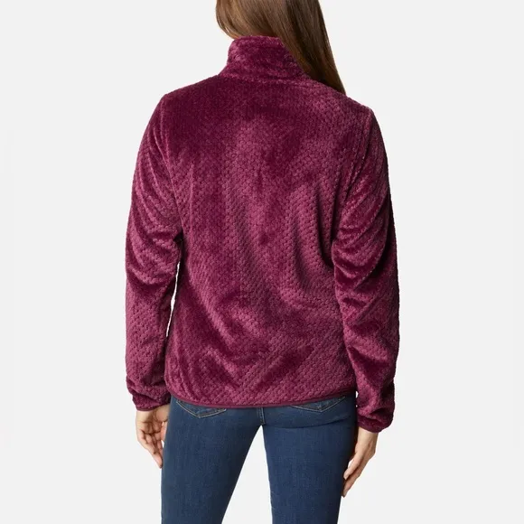 NWOT Columbia Women's Fire Side II Sherpa Full Zip Fleece Marionberry - Medium