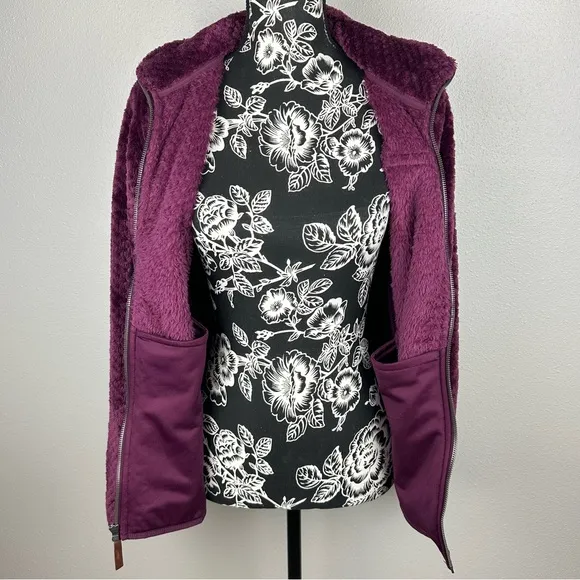 NWOT Columbia Women's Fire Side II Sherpa Full Zip Fleece Marionberry - Medium