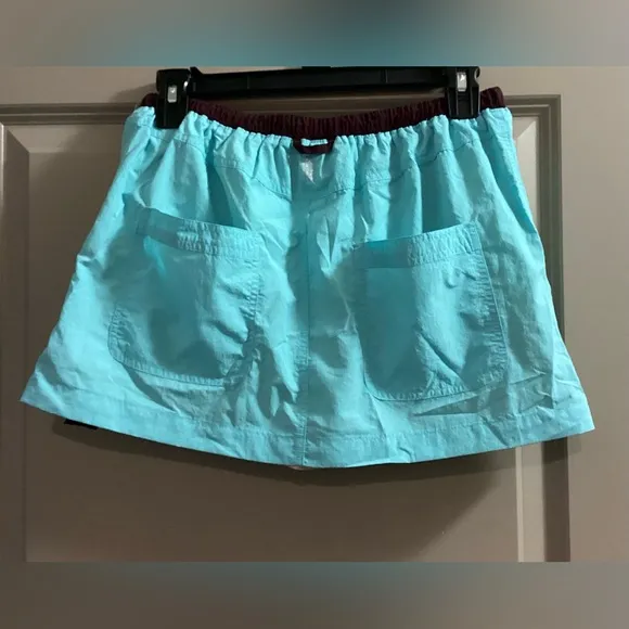 NWT Free People FP Movement Levels Hike Skort Size XS Tan/Blue/Purple