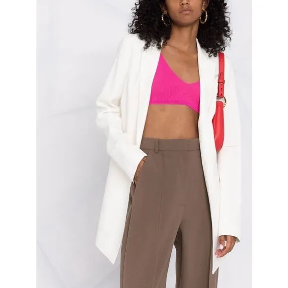 NWT Jacquemus Valensole Pink Le Bandeau Bralette Size S