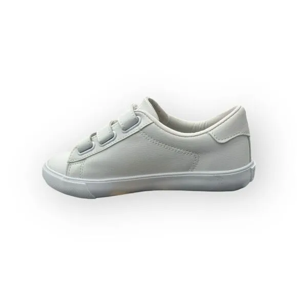 NWT Polo Ralph Lauren Kids Triple Eastern EZ Sneaker Shoes White Size 1.5M