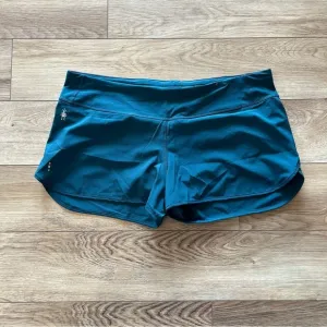 NWT Smartwool Large Twilight Blue Merino Wool Sport Lined Short SW016604G74