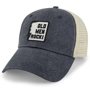 Old Men Rock Patch Relaxed Trucker