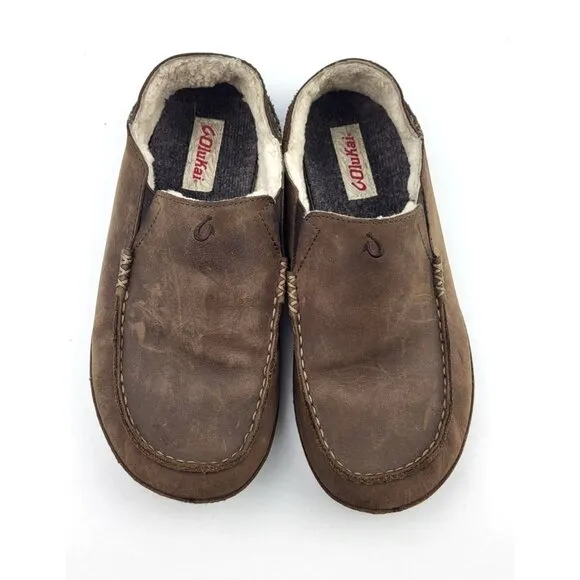 Olukai Moloa Brown Men's Shoe - Size 10