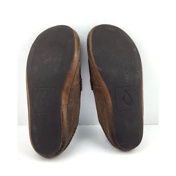 Olukai Moloa Brown Men's Shoe - Size 10