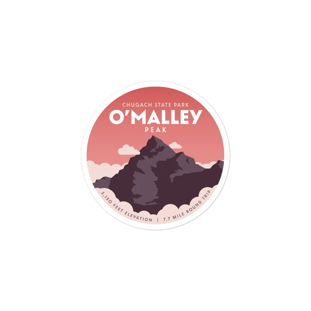 O'Malley Peak Sticker
