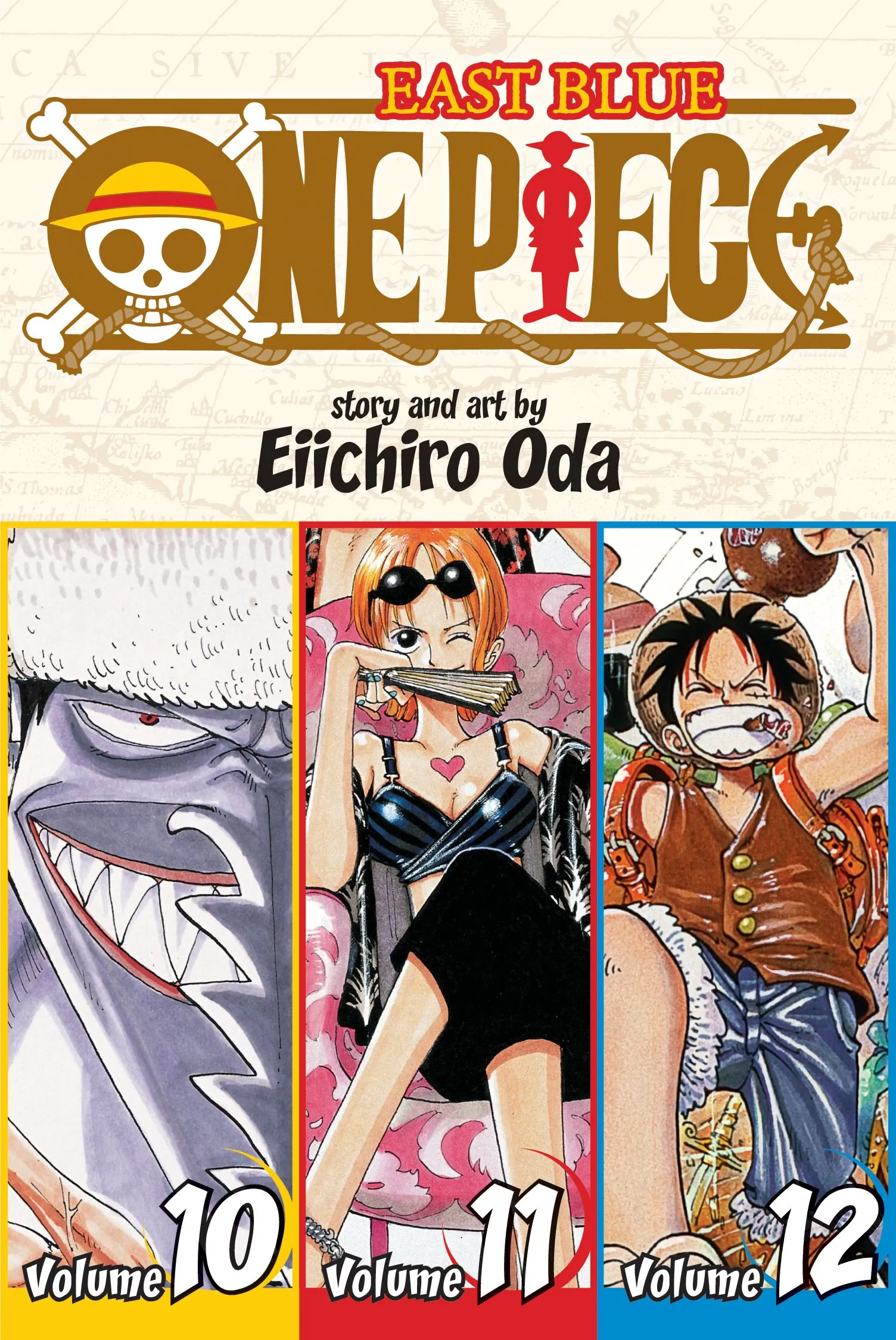 One Piece Three Volumes In One Manga - Volume 10-11-12