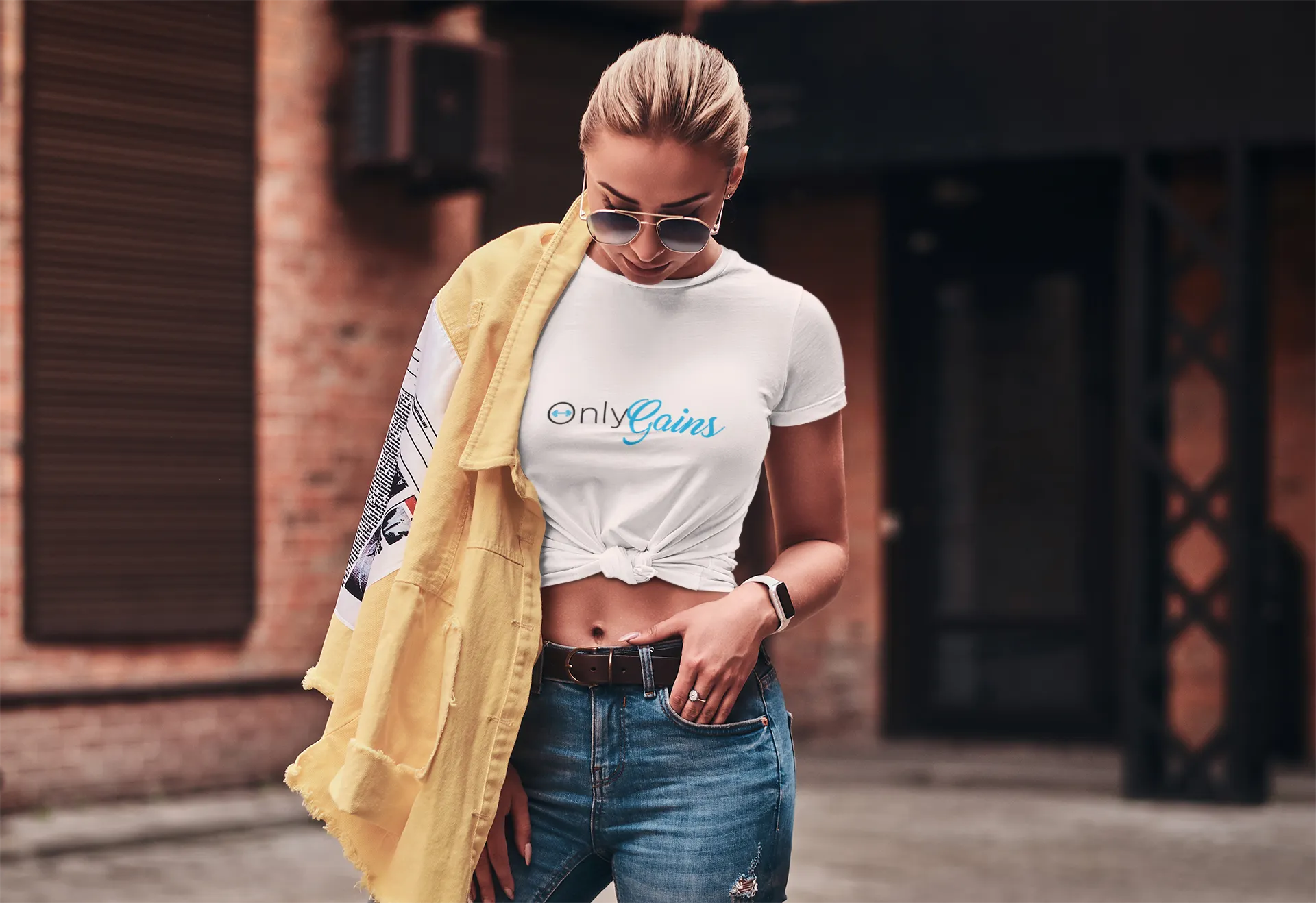 ONLY GAINS CROP TOP
