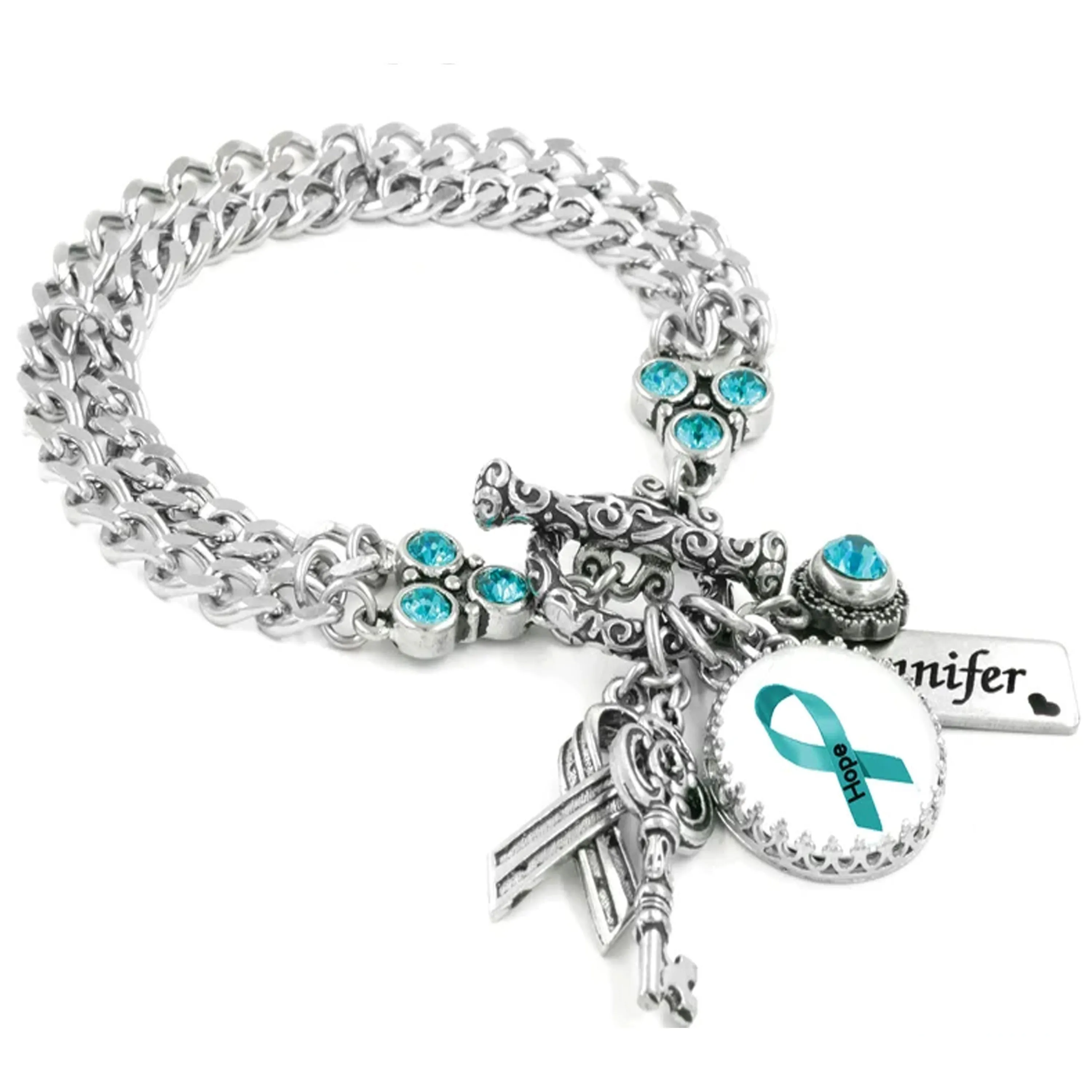 Ovarian Cancer Awareness Bracelet