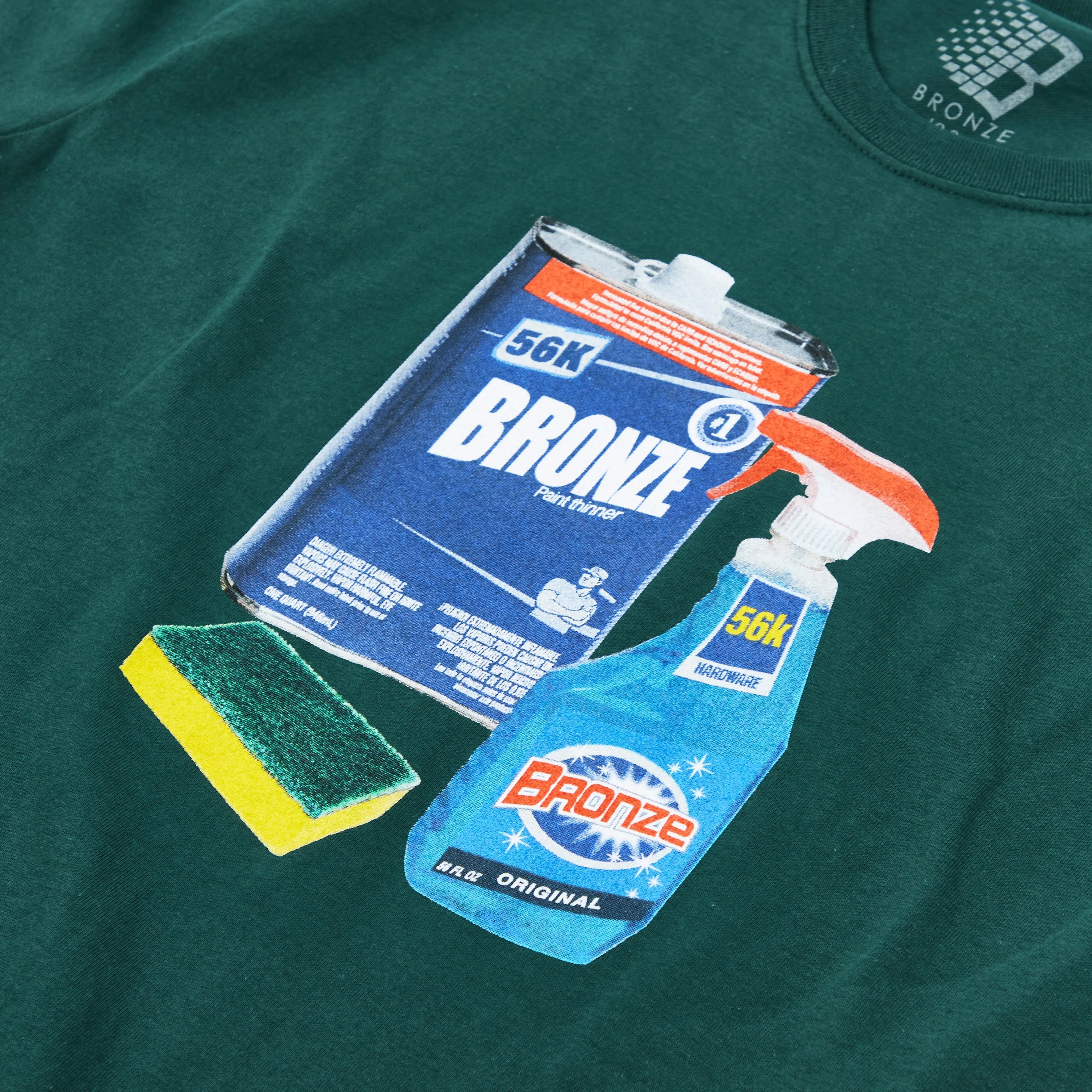 Paint Thinner Tee - Dark Green