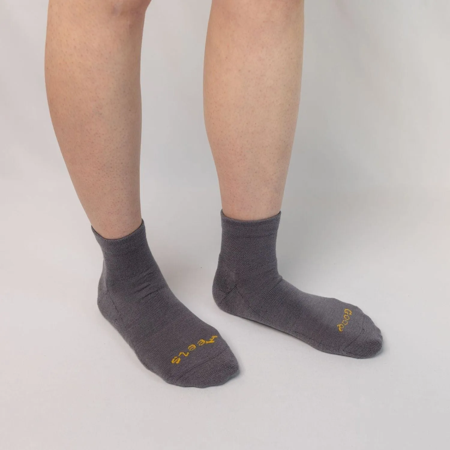 Paire Merino Wool-Blend Quarter Sock (Shadow)